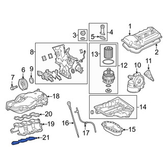 Toyota OE - Right Lower Engine Intake Manifold Gasket