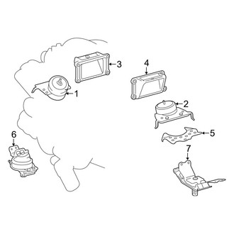 Toyota OE - Engine & Transmission Mounting (5.7L)