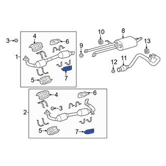 Toyota OE - Rear Lower Catalytic Converter Heat Shield