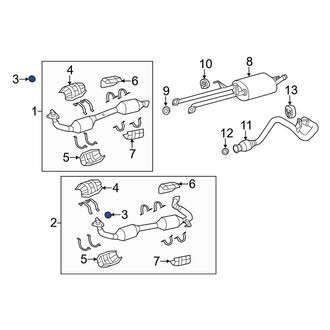 Toyota OE - Front Exhaust Pipe Flange Gasket