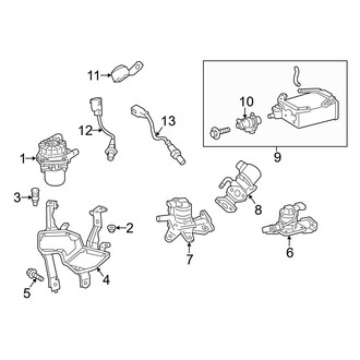 Toyota OE - Emission System - Emission Components (4.6L)