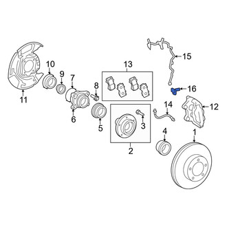 Toyota OE - Front Right ABS Wheel Speed Sensor