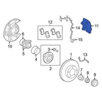 Toyota OE - Front Left Disc Brake Caliper