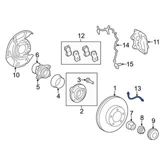 Toyota OE - Front Brake Hydraulic Hose