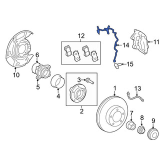 Toyota OE - Front Right ABS Wheel Speed Sensor Wiring Harness