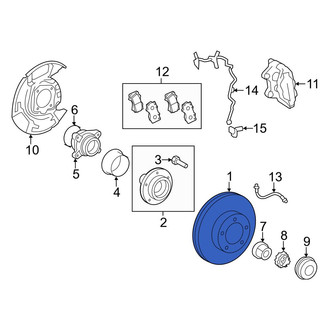 Toyota OE - Front Disc Brake Rotor