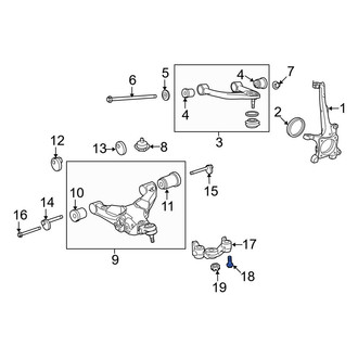 Toyota OE - Alignment Camber Adjusting Eccentric Bolt