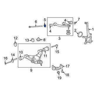 Toyota OE - Upper Suspension Control Arm Washer