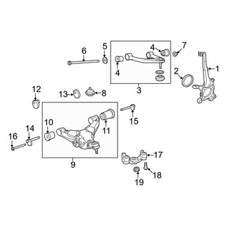 Toyota OE - Front Suspension - Suspension Components (4WD)