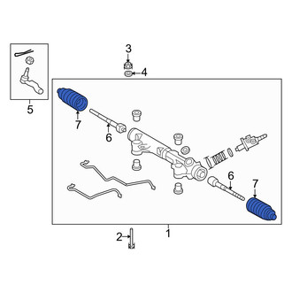 Toyota OE - Rack and Pinion Bellows