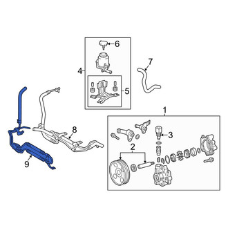 Toyota OE - Power Steering Cooler