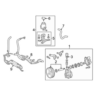 Toyota OE - Steering Gear & Linkage - Pump & Hoses