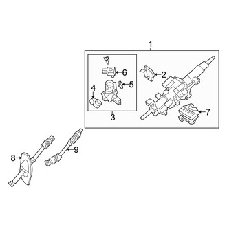 Toyota OE - Steering Column Assembly
