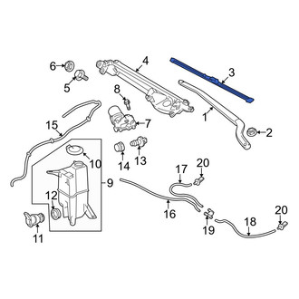 Toyota OE - Left Wiper Blade