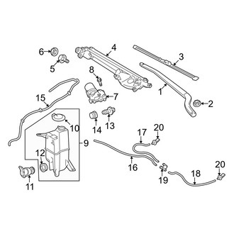 Toyota OE - Windshield - Wiper & Washer Components