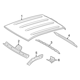 Toyota OE - Cab - Roof & Components (Regular Cab), (Regular Cab)