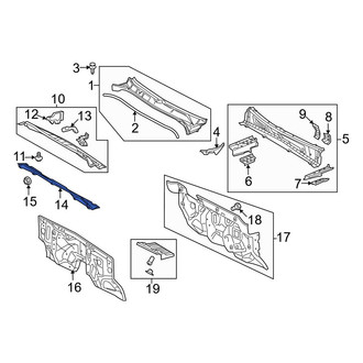 Toyota OE - Front Cowl Insulator