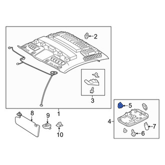 Toyota OE - Reading Light Clip