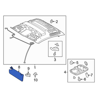 Toyota OE - Left Sun Visor