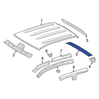 Toyota OE - Center Front Roof Panel Reinforcement