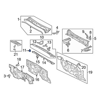 Toyota OE - Cowl Panel Bolt