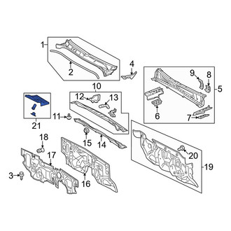 Toyota OE - Right Engine Compartment Insulation