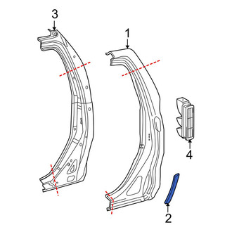 Toyota OE - Right Stone Guard