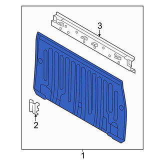 Toyota OE - Rear Truck Cab Back Panel
