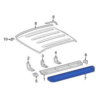 Toyota OE - Left Running Board Step Pad