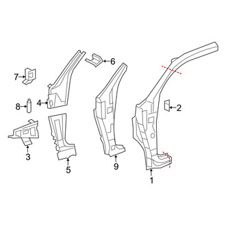 Toyota OE - Cab - Hinge Pillar