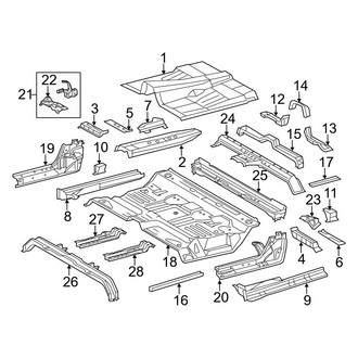 Toyota OE - Cab - Floor