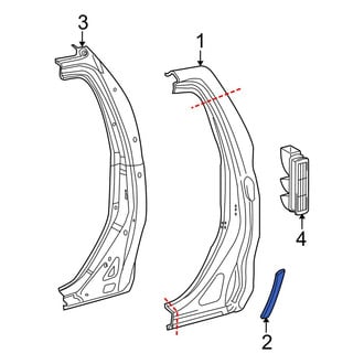Toyota OE - Left Stone Guard