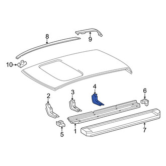 Toyota OE - Running Board Mounting Bracket