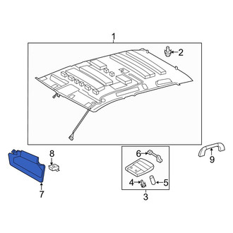Toyota OE - Left Sun Visor