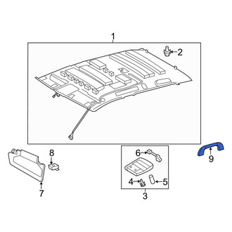 Toyota OE - Front Right Interior Grab Bar