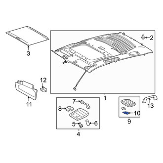 Toyota OE - Rear Dome Light Bulb