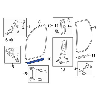 Toyota OE - Front Left Door Sill Plate