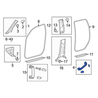 Toyota OE - Front Interior Grab Bar