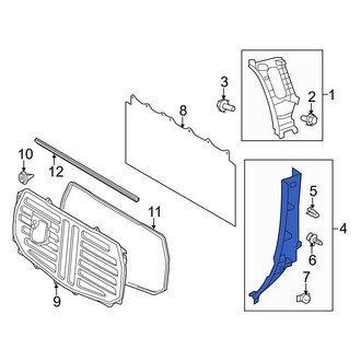Toyota OE - Right Lower Truck Cab Corner Trim Panel