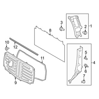 Toyota OE - Cab - Interior Trim (Side & Back Panels)