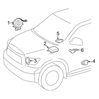 Toyota OE - Restraint Systems - Air Bag Components (Modules & Sensors)