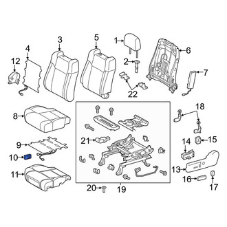 Toyota OE - Front Left Seat Heater Control Module
