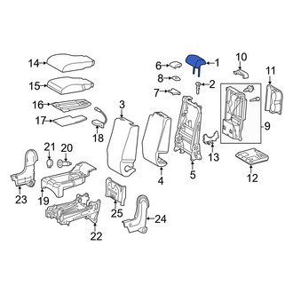 Toyota OE - Front Center Headrest