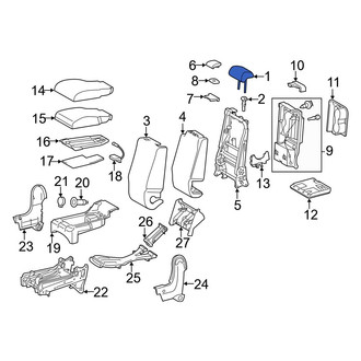 Toyota OE - Front Center Headrest