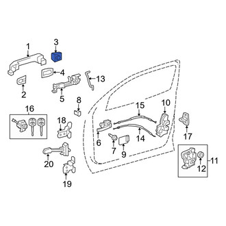 Toyota OE - Front Left Exterior Door Handle Cover