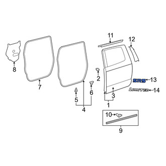 Toyota OE - Rear Door Emblem