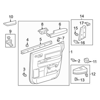 Toyota OE - Rear Door - Interior Trim