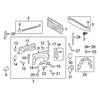 Toyota OE - Truck Bed Panel Bolt