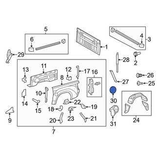 Toyota OE - Rear Fuel Filler Door