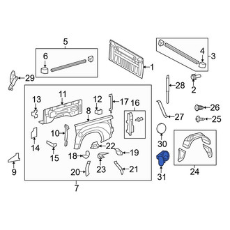 Toyota OE - Rear Fuel Filler Housing